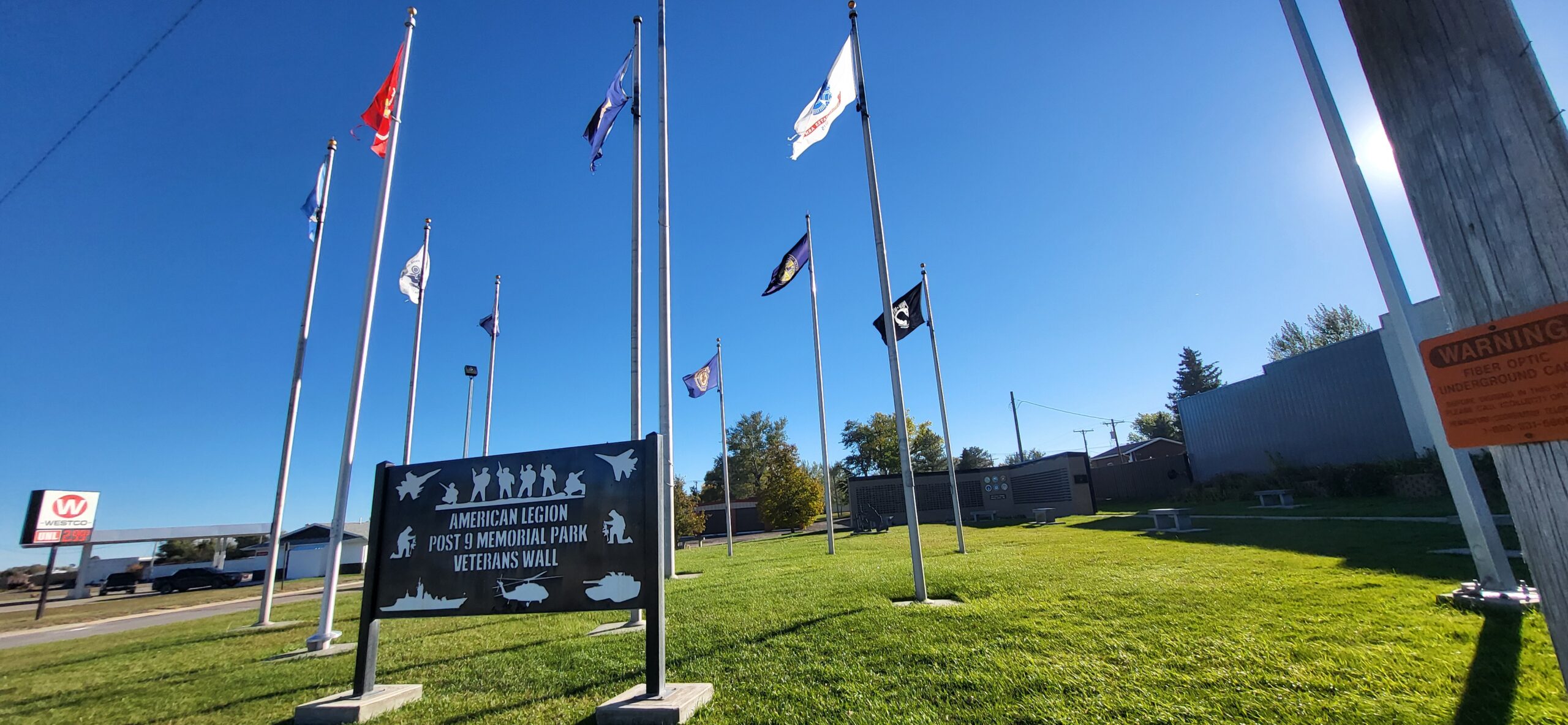 An image of a street with businesses lining it.